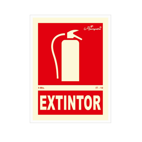 Carteles Fotoluminiscentes “Extintor”