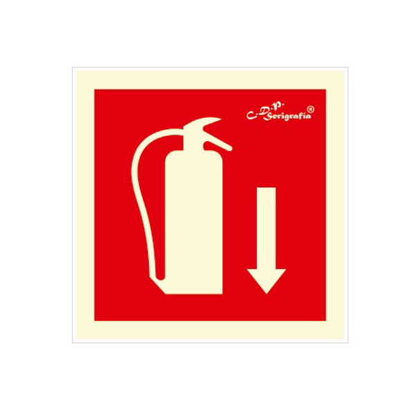 Cartel Fotoluminiscente “Extintor”